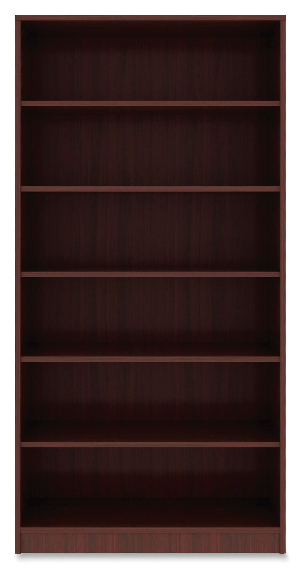 Classroom Select Laminate 6 Shelf Bookcase, 36 x 12 x 72 Inches, Mahogany 1575464